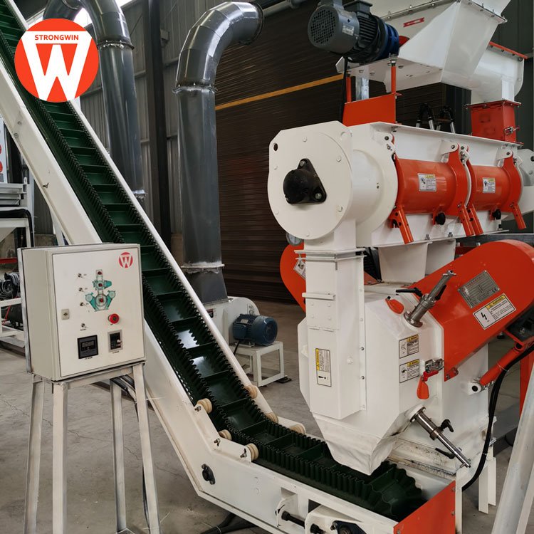 1.5-2.5t/h Complete animal feed Pellet Line For Sale