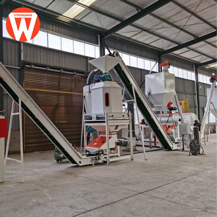 1.5-2.5t/h Complete animal feed Pellet Line For Sale