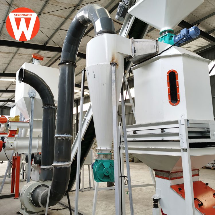 1.5-2.5t/h Complete animal feed Pellet Line For Sale