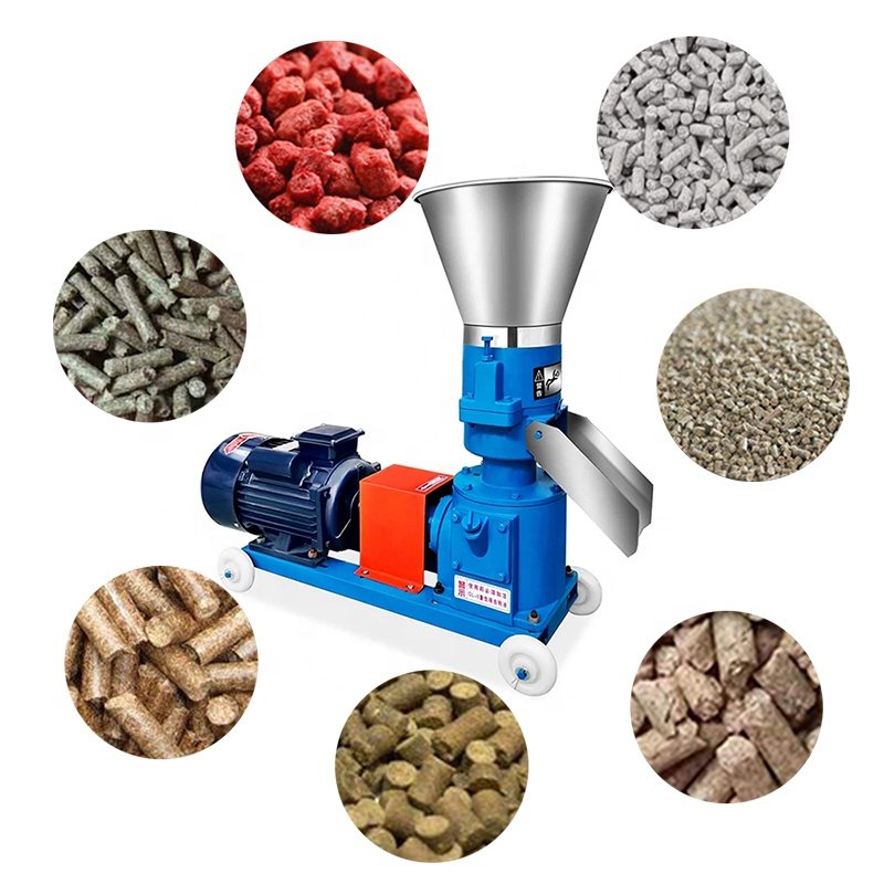 Diesel -Animal-feed-pellet-machine poultry sheep chicken 500 kg feed processing machines