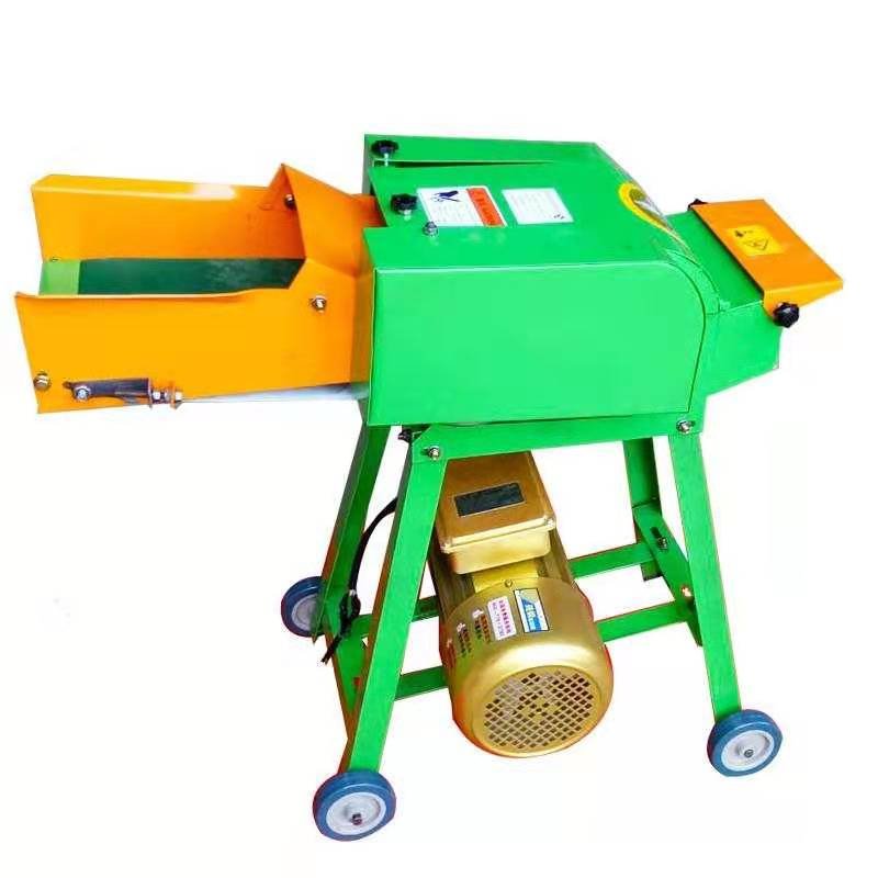 HELI Hot Sale Mini Chaff Cutter Straw Crusher Soft and Hard Grass Animal Feed High Efficiency Hay Cutter for Feed Processing