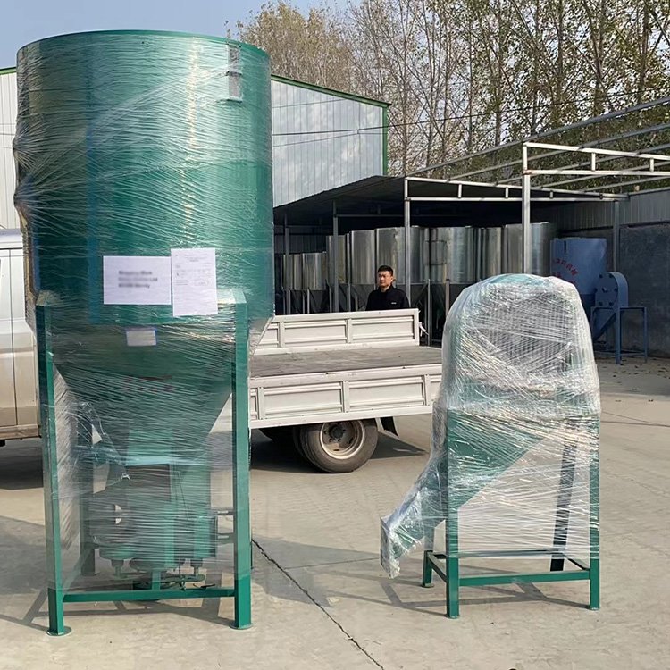 1000Kg/H Vertical Poultry Feed Mixer Grinder Machine Chicken Fish Feed Making Machine Animal Feed Mixer Machine