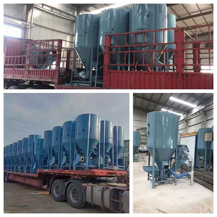 1000Kg/H Vertical Poultry Feed Mixer Grinder Machine Chicken Fish Feed Making Machine Animal Feed Mixer Machine