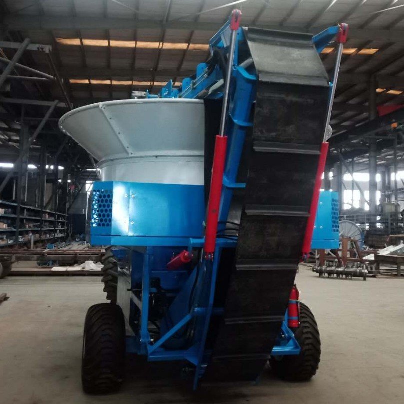 2022 Large scale forage grass straw silage bale chopper tub grinder machine for animal feed