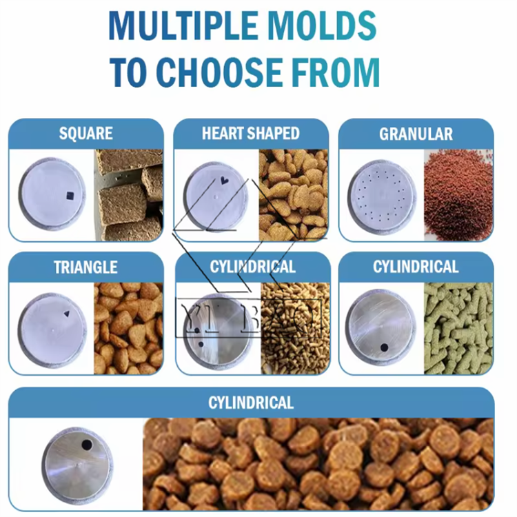 simple structure save energy farms use animal feed pellet machine floating fish feed pellet making machine