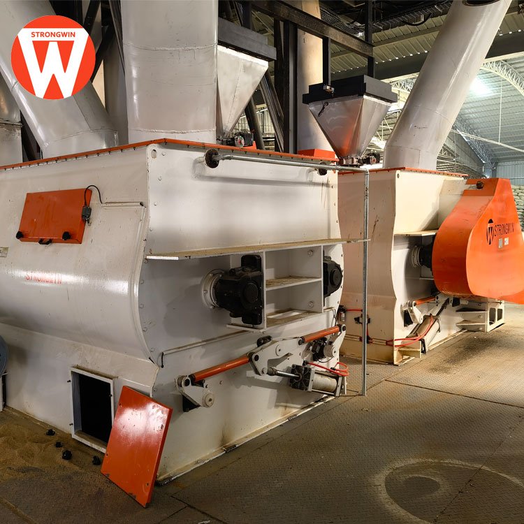 Hot sale Work Stable horizontal animal feed mixer for sale