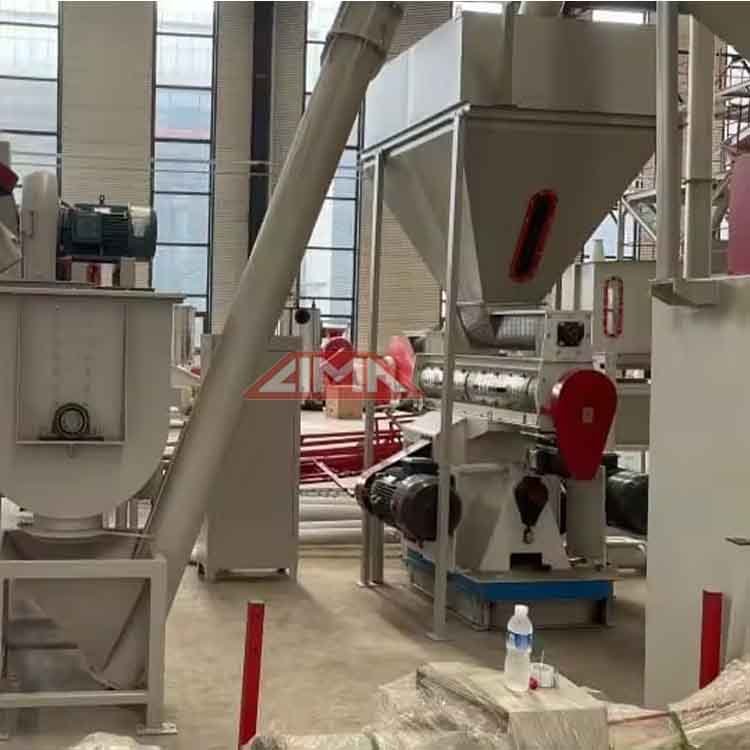 LIMA Ring Die Granulator Machine Pelletizing Production Line 55kw 5ton/H Feed Pellet Mill For Animal Feed Extruder Price