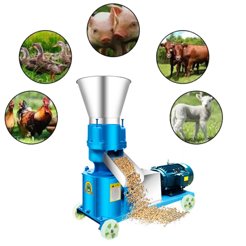 Durable granulator feed processing and manufacturing miniature animal feed pellet machine
