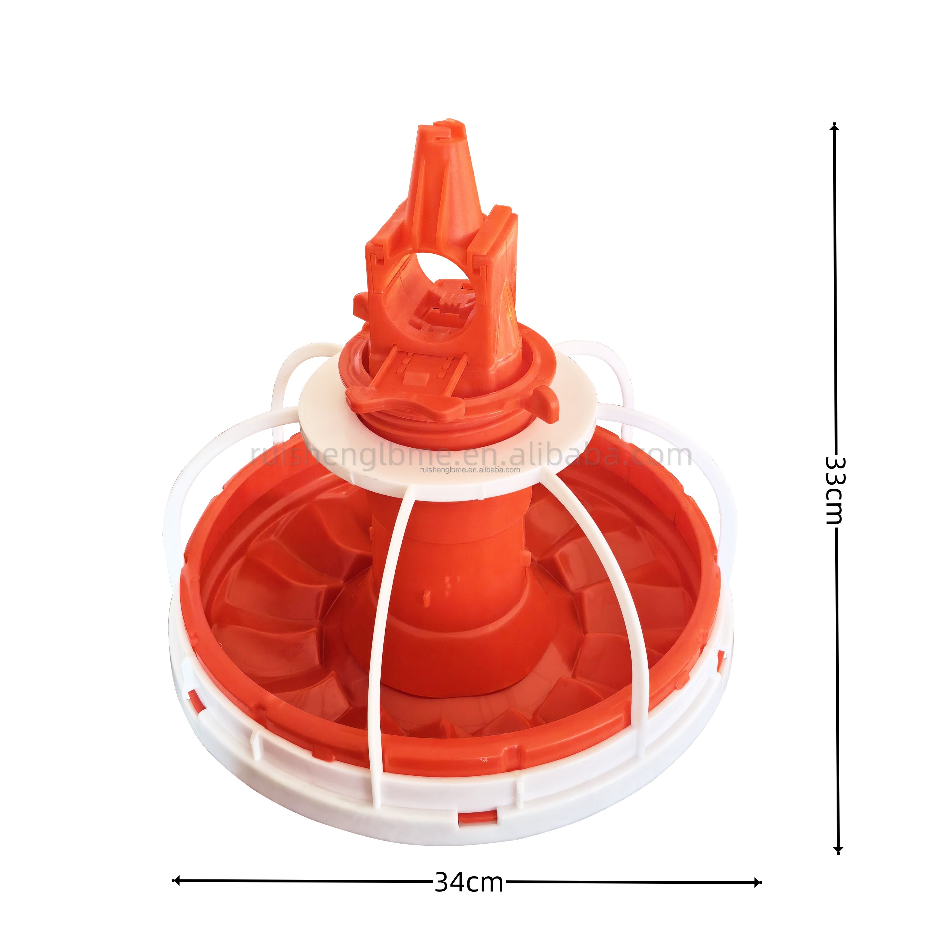 Automatic Broiler Feeders for Poultry Farms Chicken Feed Pan for Animal Husbandry RS-04
