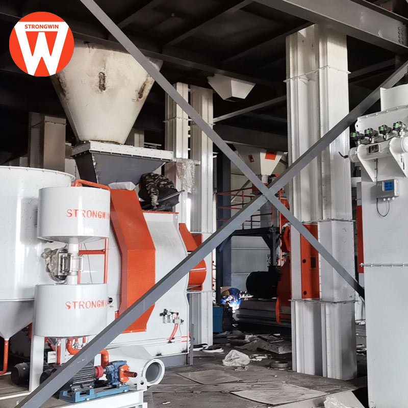 Complete set feed machines industrial poultry animal feed pellet producing line plant