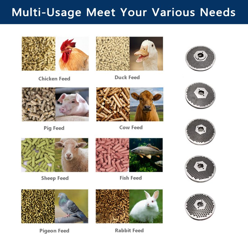Automatic Small Chicken Feed Making Machine Animal Feed Pellet Machine Animal Food Maker Feed Granulator Machine