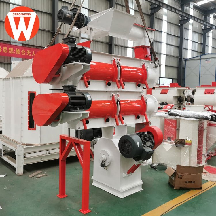 electric farm chicken animal feed pelletizer machine for feeds
