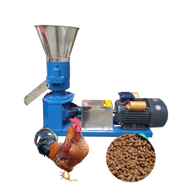 New machine China Electric Animal Feed Processing Machines Making Pelletizer Granulation Chicken Cattle Small Granulator Feed Pellet Machine