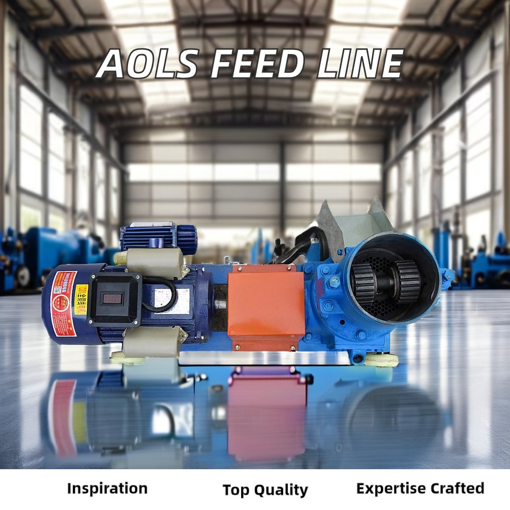 Powered Pellet Machine Used for Farm Factory Feed Processing Key Components Gear Animal Feed Production Line