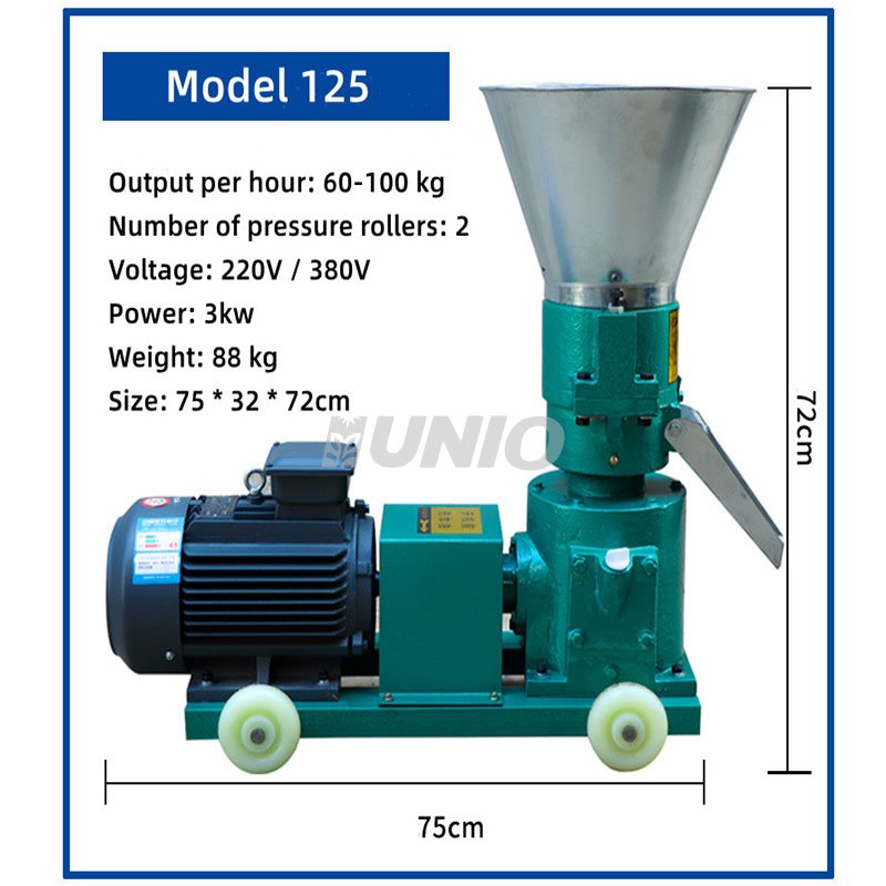 Customized Aperture High quality Animal feed granule making machines Animal feed Wood Pellets machine