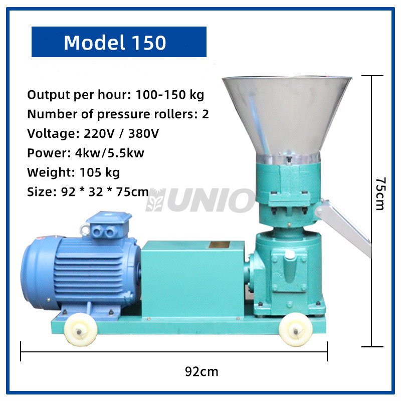 Customized Aperture High quality Animal feed granule making machines Animal feed Wood Pellets machine