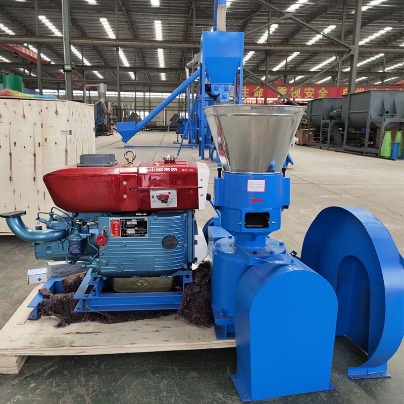 MACREAT Animal Small Feed Pellet Machine Multifunction Design Small Animal Feeds Hay Chaff Cutter Machine