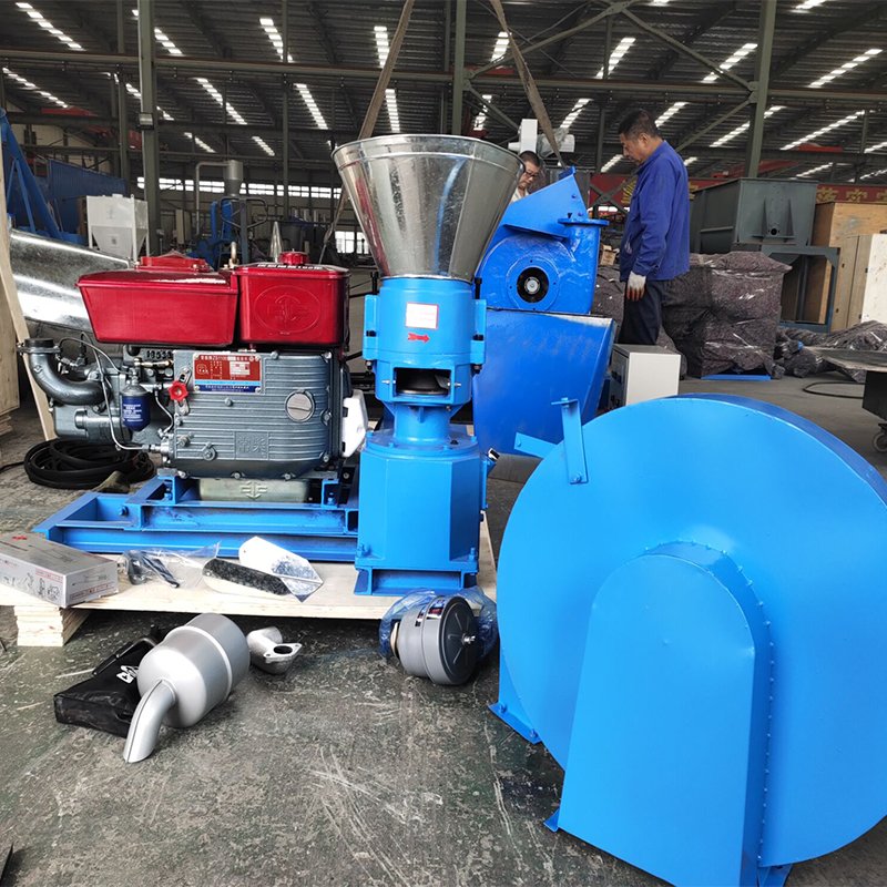 MACREAT Animal Small Feed Pellet Machine Multifunction Design Small Animal Feeds Hay Chaff Cutter Machine