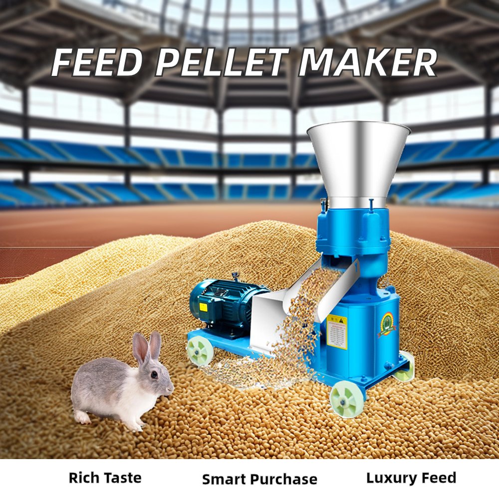 High Productivity Animal Feed Pellet Making Machine Poultry Chicken Feed Milling Machinery Plant Farm Applicable Crusher Mixer