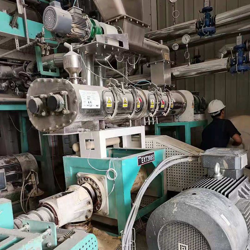 EXT soy-meal/grain chicken/pinglet/cattle Daily Feed extrusion produce line poultry feed twice extruder