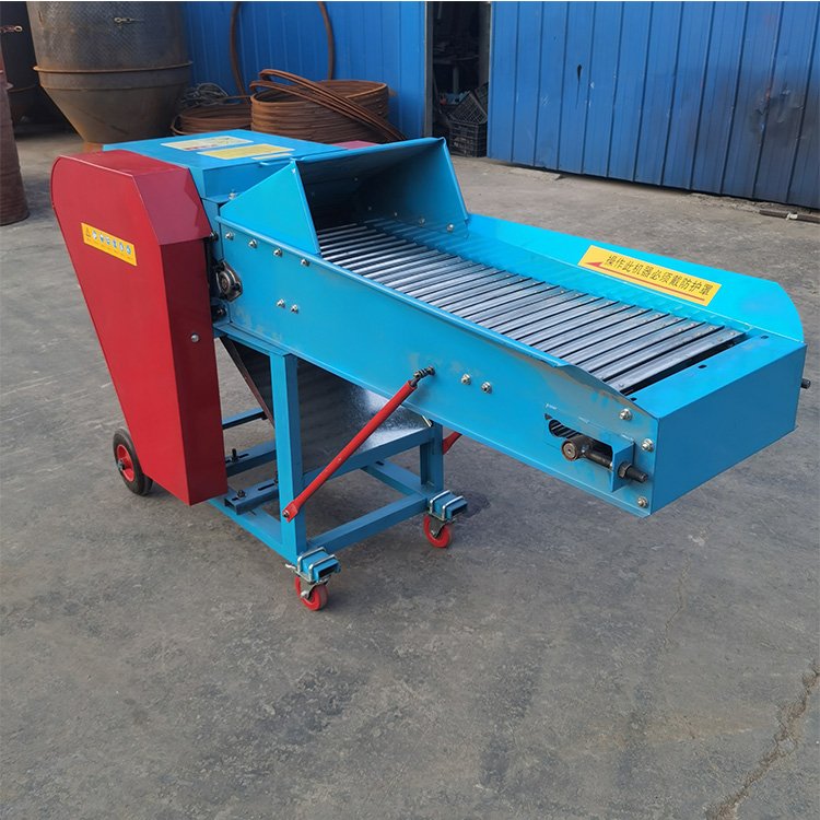 Mini Chaff Cutter Machine Corn Stalk Cutting Machinery Processing Animal Feed Silage Chopper For Dairy Farm