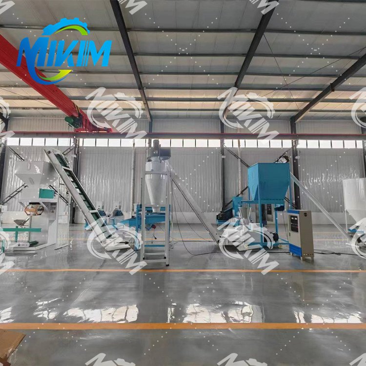 2024 Popular Large capacity Livestock Feed Production Line cattle Feed Plant animal feed pellet processing machine for sale