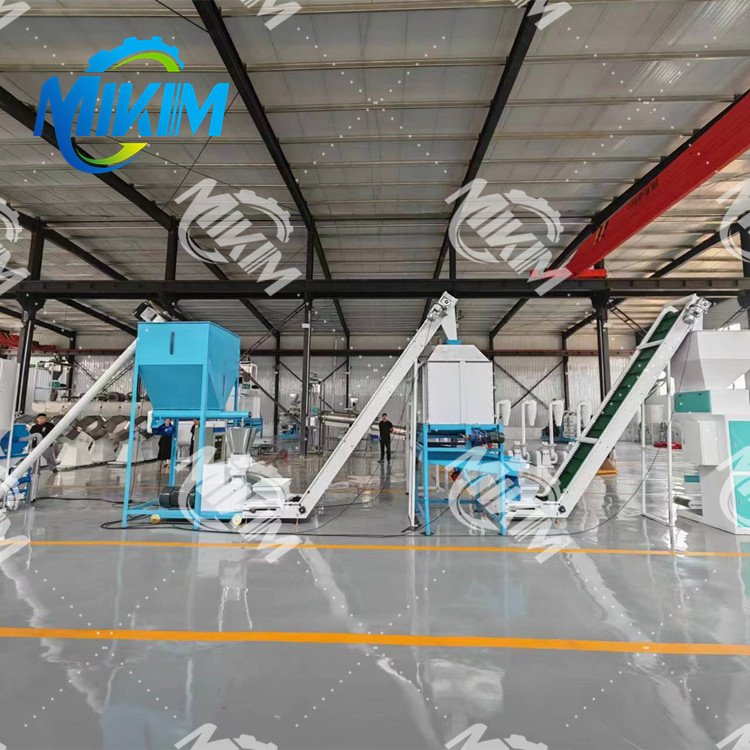 2024 Popular Large capacity Livestock Feed Production Line cattle Feed Plant animal feed pellet processing machine for sale