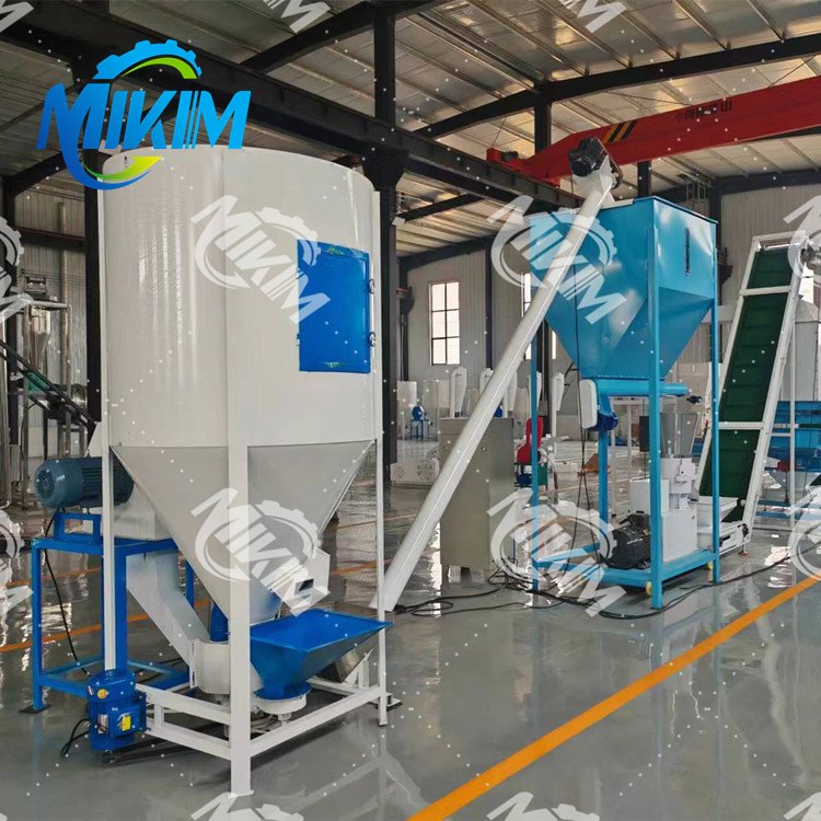 2024 Popular Large capacity Livestock Feed Production Line cattle Feed Plant animal feed pellet processing machine for sale