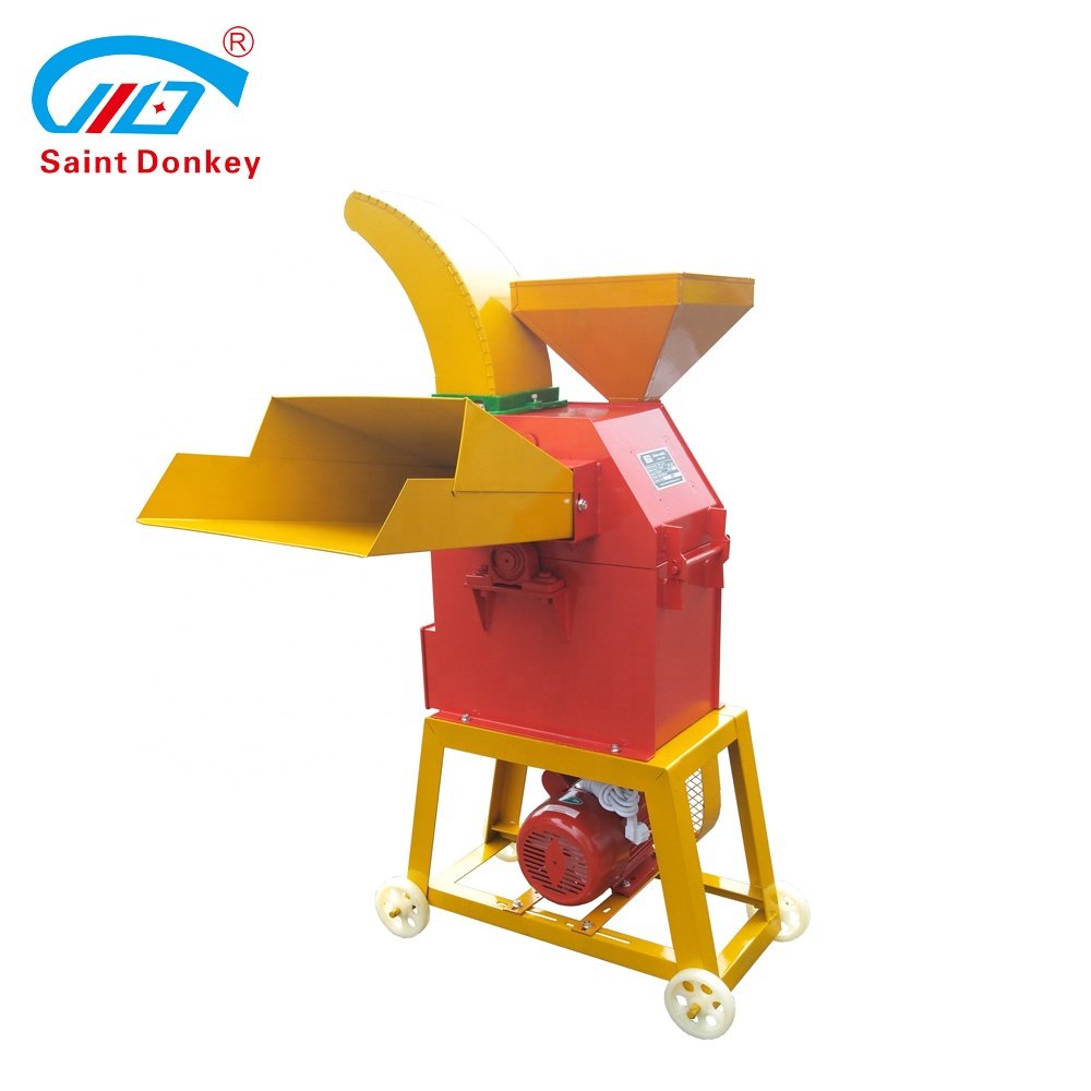 Silage chopper corn stalk grinding machine/grass cutter for cattle feed/grain crusher machine for animal feed