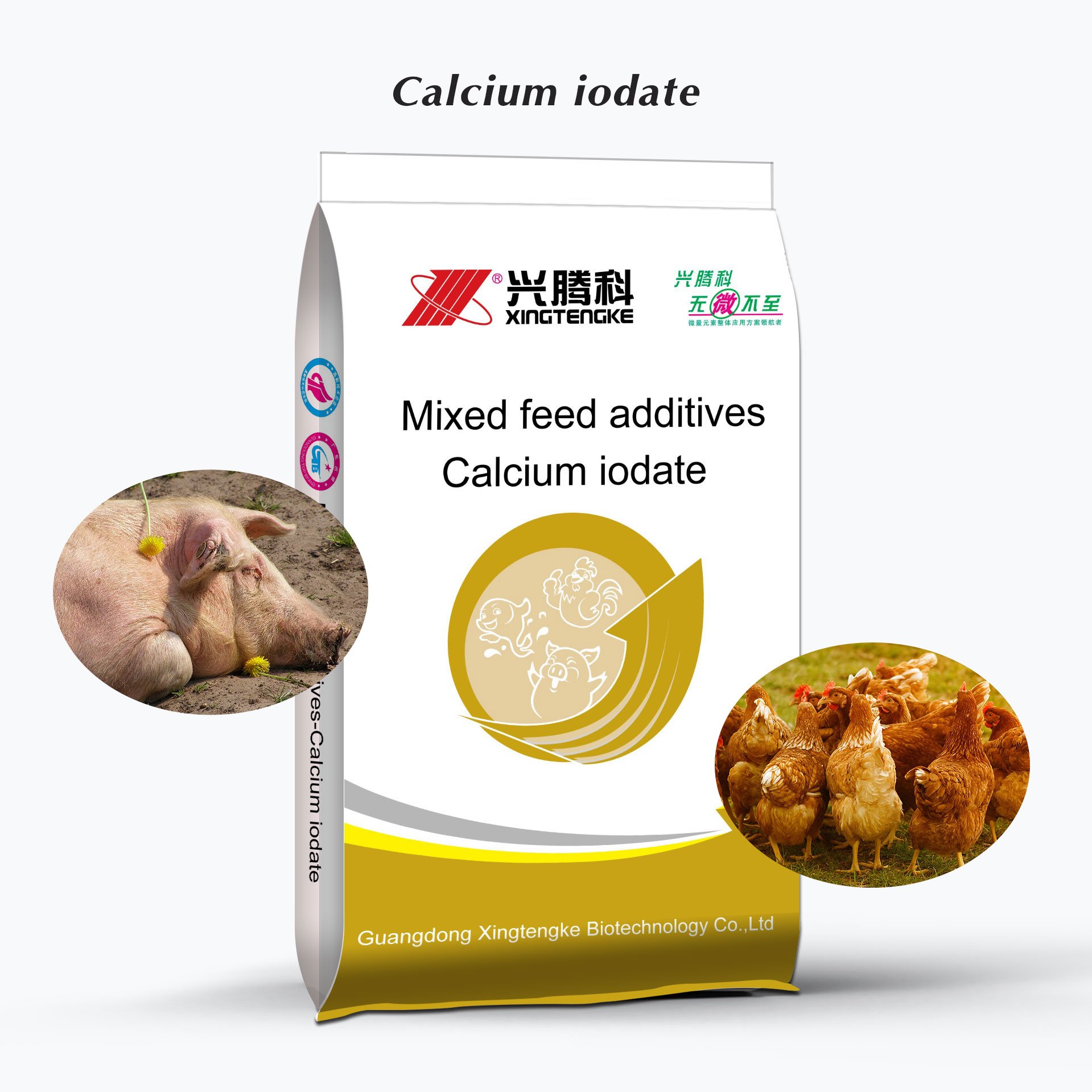 Hot Sale Affordable prices High quality contain Mixed feed additive with Calcium iodate animal feed