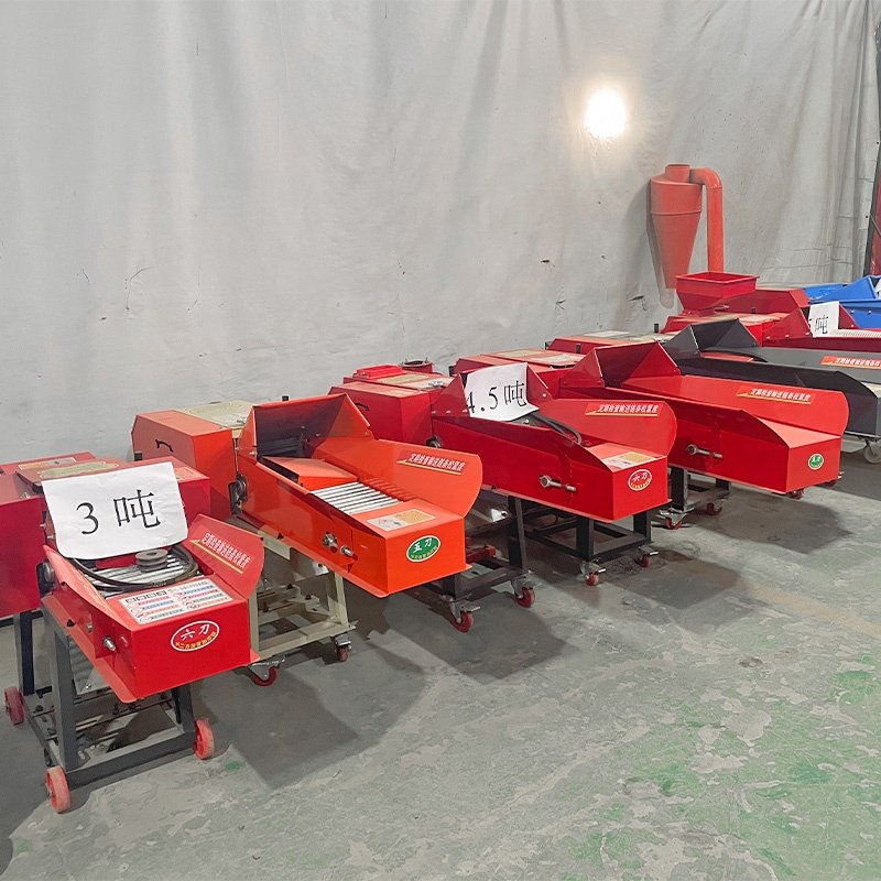 Industry use silage hay electric and diesel animal feed hay grass chopper and chaff cutter for sale