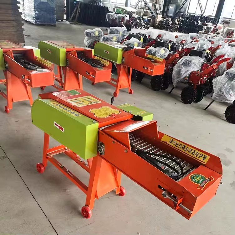 Cutting Machine Animal Feed Grass Silage Paddy Mini Chaff Cutter Machine