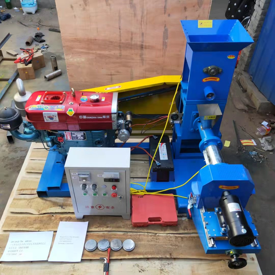 Stainless Steel Floating Fish Chicken Animal Feed Pellet Making Machine Price Floating Dog Pet Feed Extruder Mix Portable