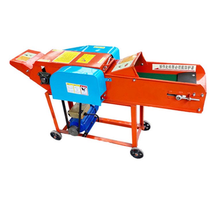 Agriculture Electric Animal Feed Making Machine Automatic Portable Silage Crusher Large Grass Straw New Condition Engine Hammer