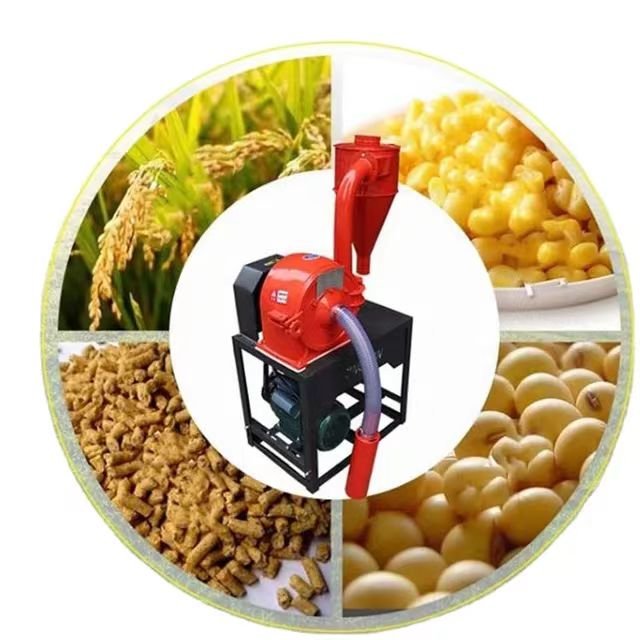 Automatic Self-priming Corn animal feed grinder farming equipment crusher feed making machine Corn Milling Machine