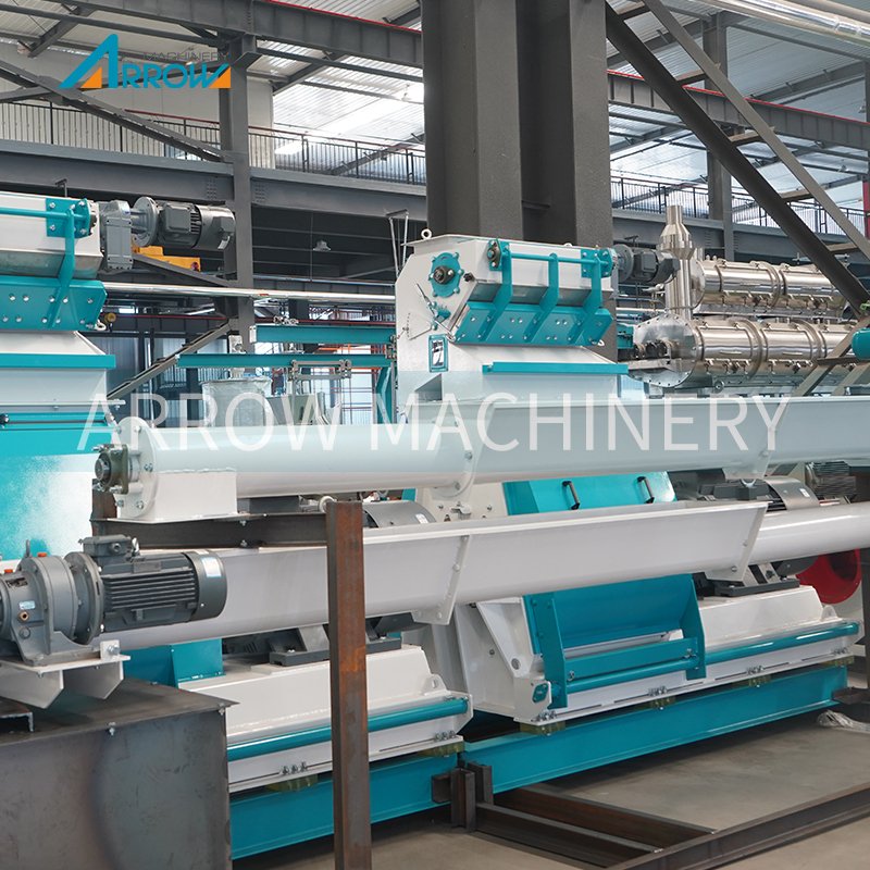High Grade Automatic Twin Screw Extruder Machine for Shrimp Fish Feed Production Floating Fish Feed Production Machinery Line
