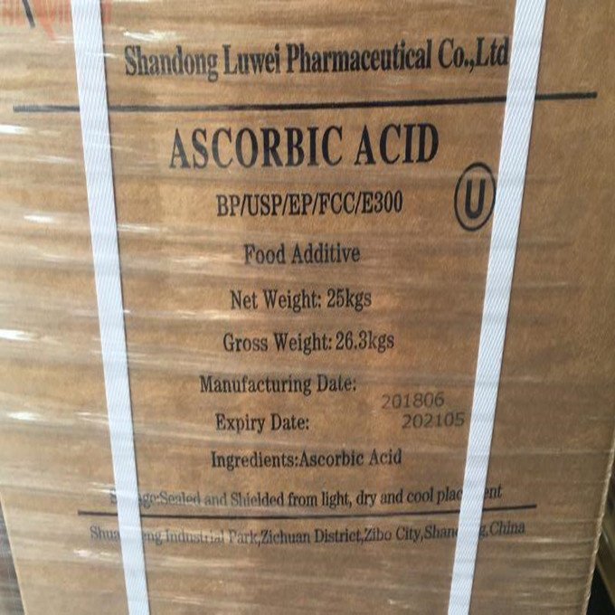 Bulk Supply of Chinese Factory Price Preservative Vitamin C Powder (CAS 50-81-7) Ascorbic Acid for Animal Feed Grade