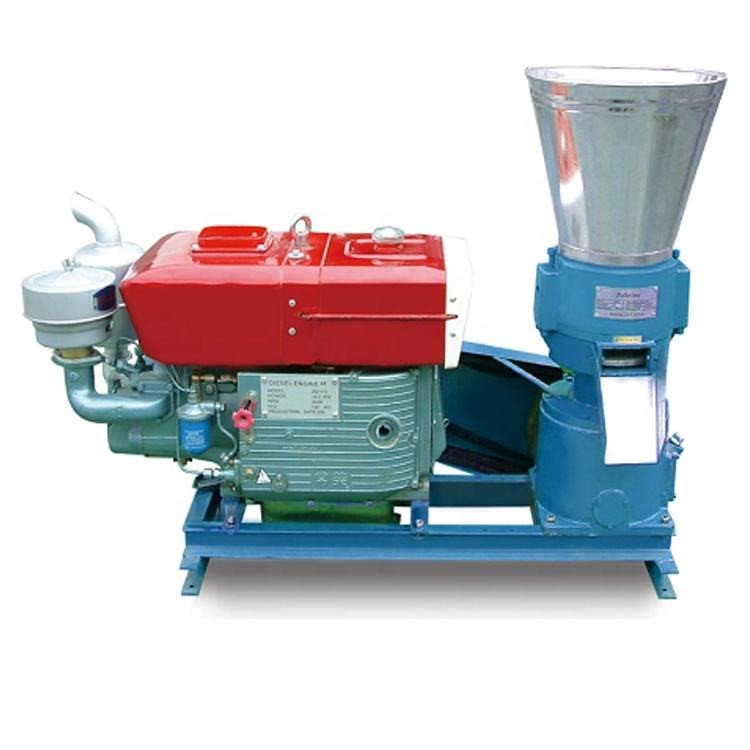 300-500KG 24HP animal feed making machine machine to make animal food pellet mill Diesel Engine Feed Processing Machine