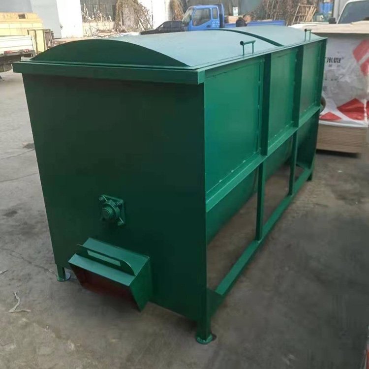 Farm Cattle Sheep Feed Mixer Hammer Mill Animal Feed Processing Machine Horizontal Animal Feed Mixer Machine
