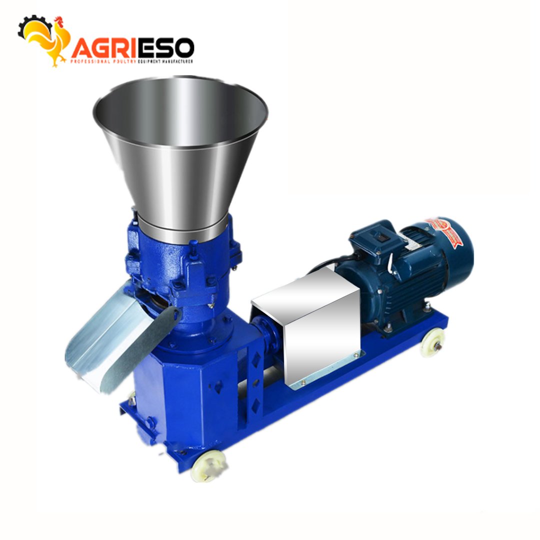 AGRIESO Simple Small Chicken Feed Pellet Production Line Hot Sale Small Pet Animal Feed Pellet Line Production
