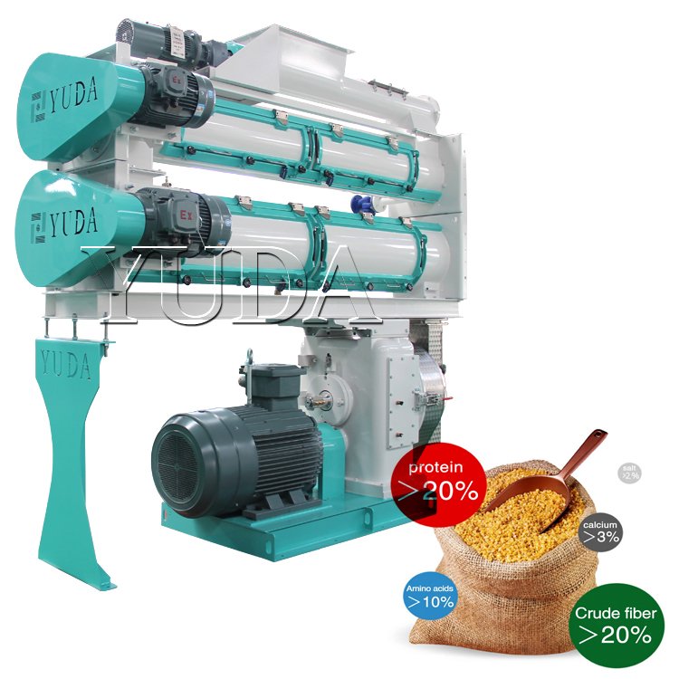 YUAD Poultry Chicken Feed Pellet Machine Fish Feed Making Machine Animal Feed Processing Machines