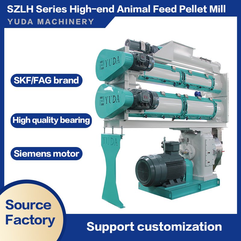 YUAD Poultry Chicken Feed Pellet Machine Fish Feed Making Machine Animal Feed Processing Machines