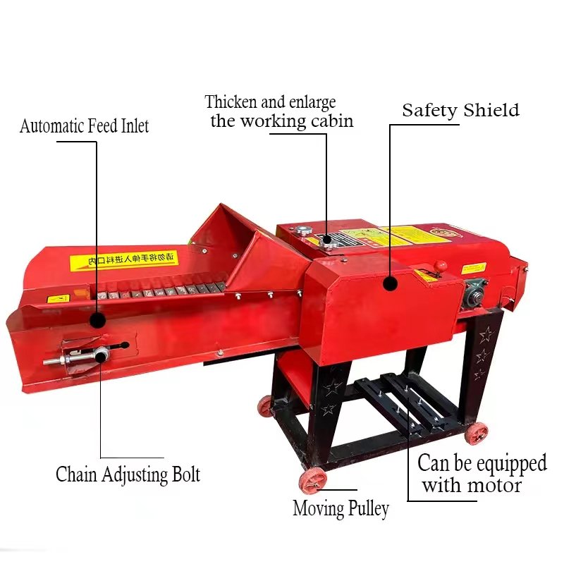 Chaff Cutter Crop Straw Kneading Forage Grass Cutting Machine For Animal Feed