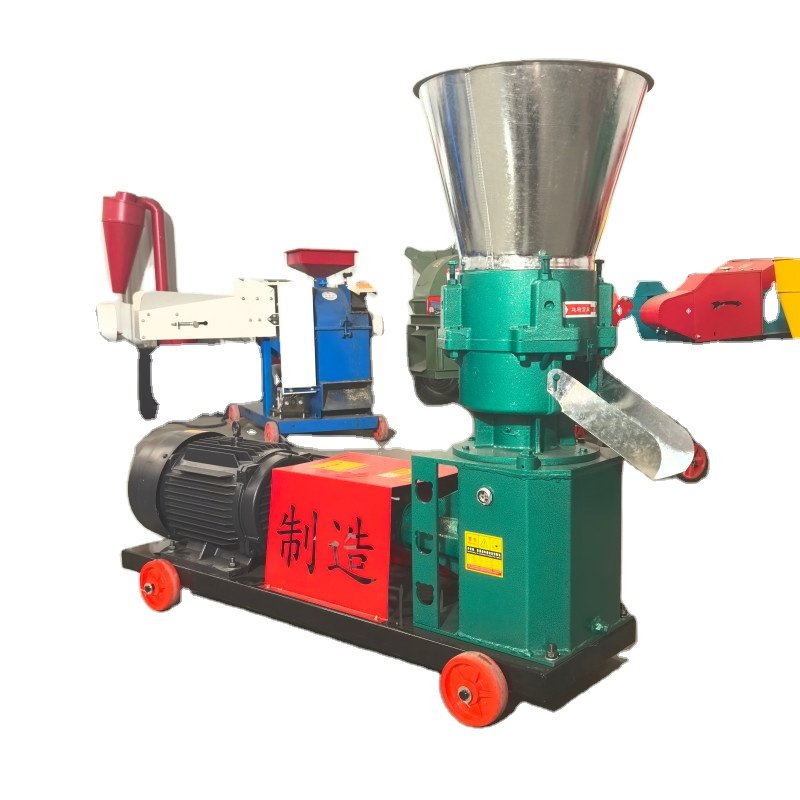 German Origin 150-200kg Animal Pellet Feeding Machine New Pigs Rabbits Chickens Ducks Fodder Feed Processing Engine Motor