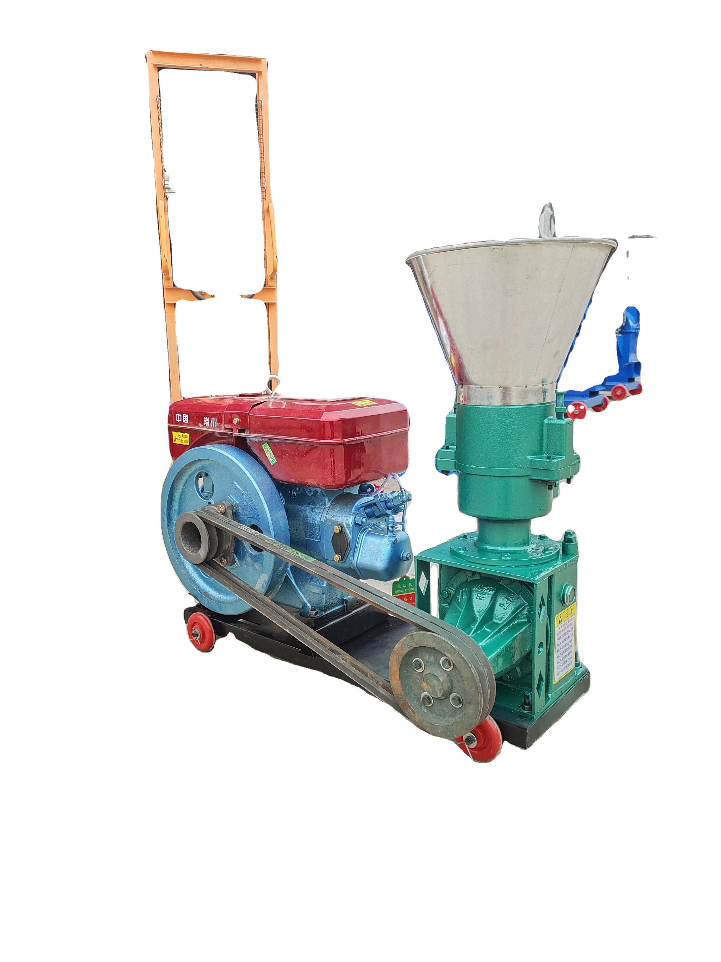 German Origin 150-200kg Animal Pellet Feeding Machine New Pigs Rabbits Chickens Ducks Fodder Feed Processing Engine Motor
