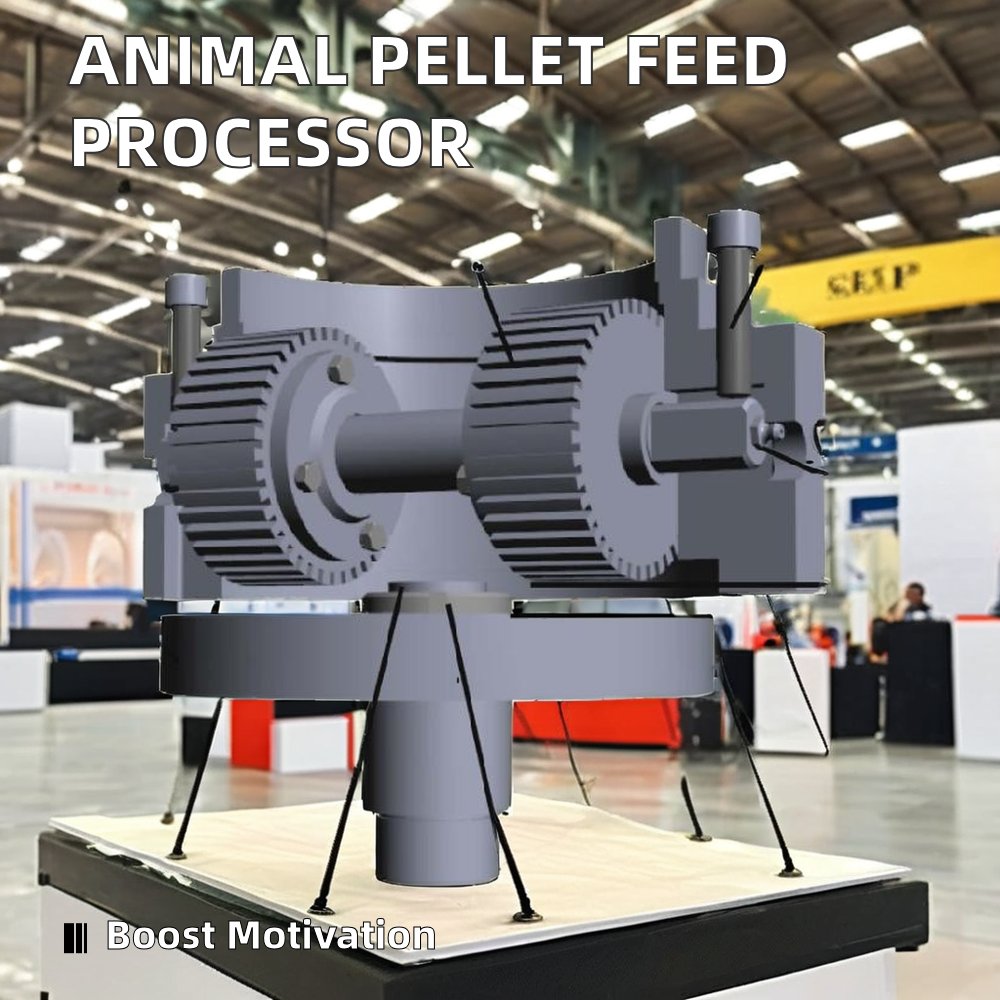 Multifunctional Automatic Animal Pellet Feed Machine for Home Use Farm Factory and Manufacturing Plant Includes Engine Motor