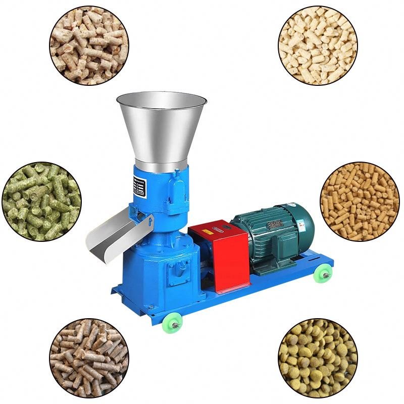 Animal Food Processing Machine Poultry Feed Pellet Dryer Pelletizer Machine for Animal Feeds Heavy Duty