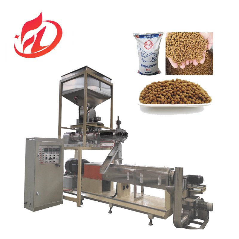 Fish Food Manufacturing Machine Floating Fish Feed Mill Pellet Extruder Making Machine