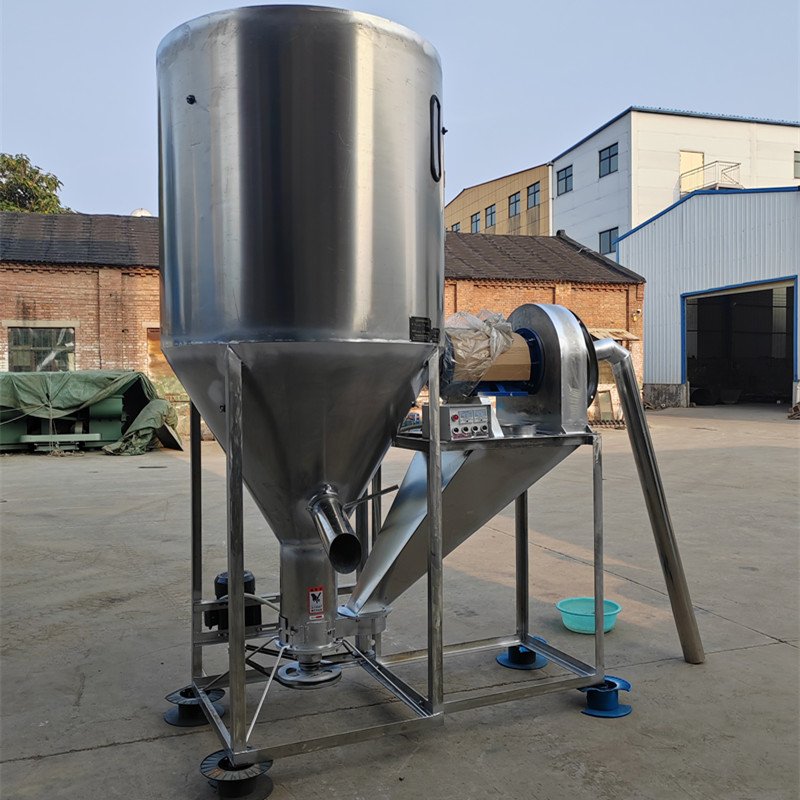 Vertical Mixer and Crusher Diesel Stainless Steel Animal Feed Mixer Farm Fertilizer Mixer