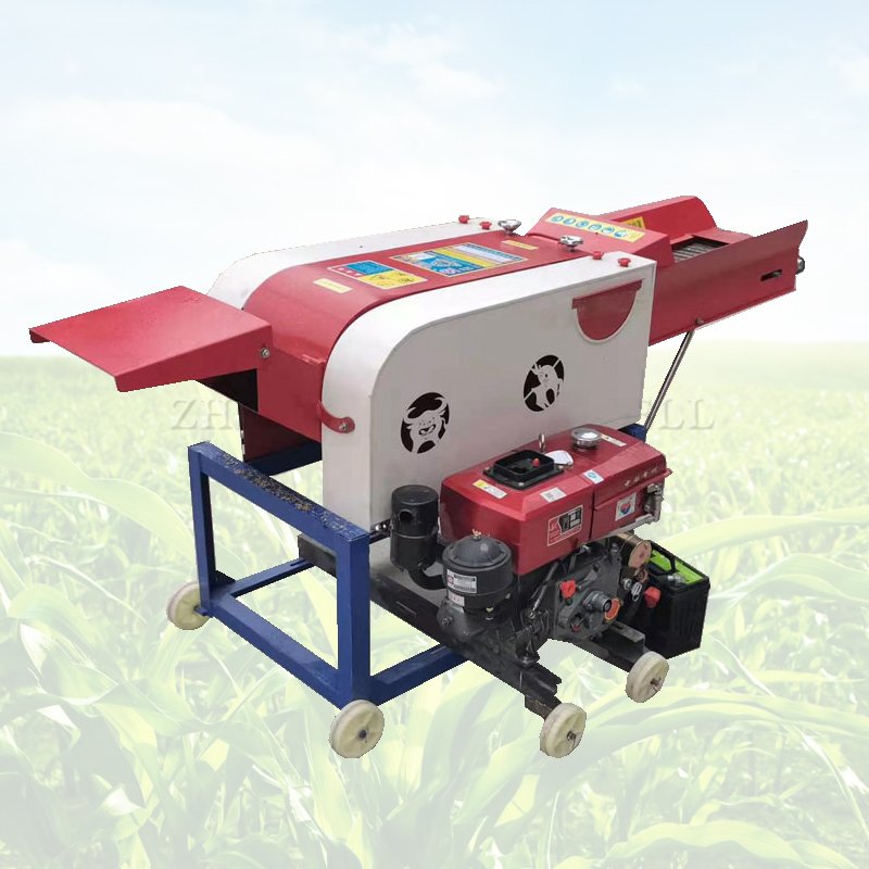 Automatic Industrial Animal Feed Cutting Machine Corn Stalk Silage Chopping Machine Chaff Cutter Blades And Grinder For Tractor